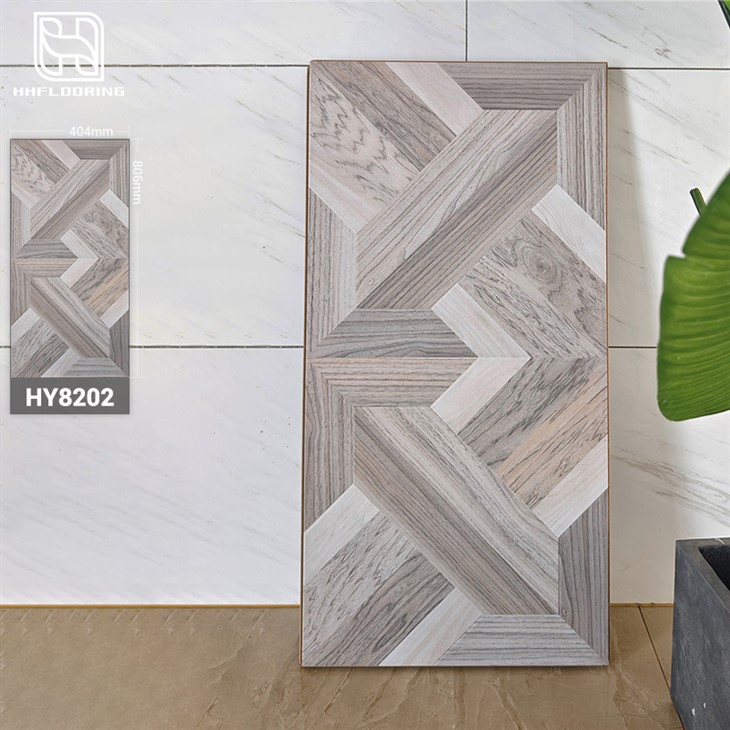 grey oak herringbone floor pattern