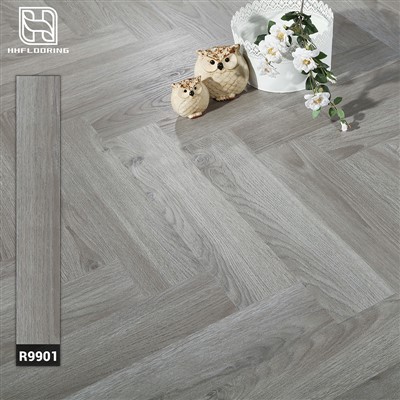 ไวนิลก้างปลาสีเทา