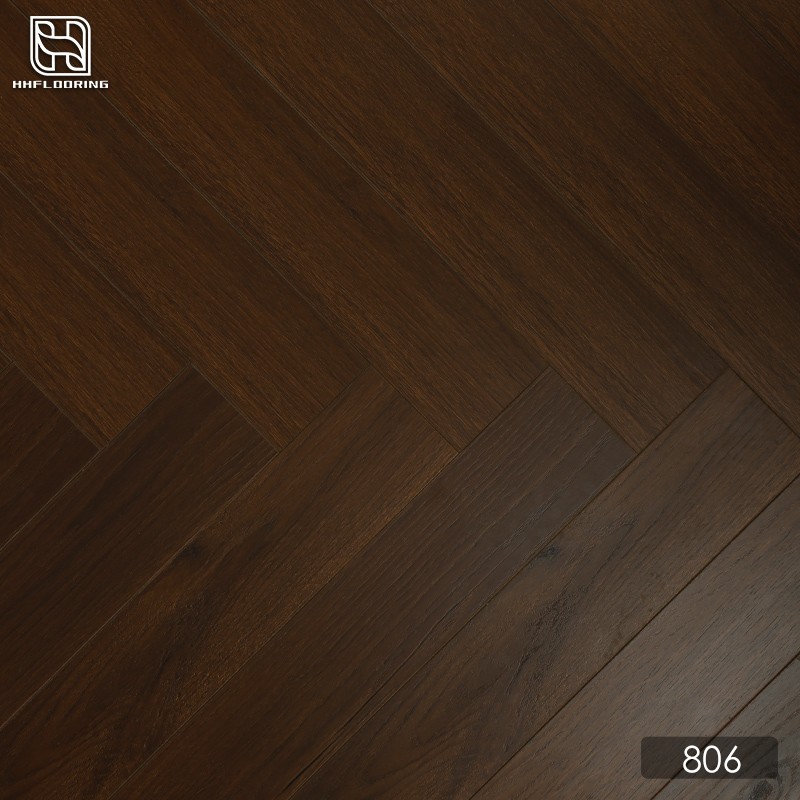 dark oak herringbone laminate flooring