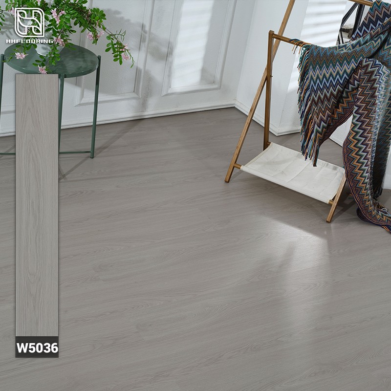 luxury vinyl plank light grey