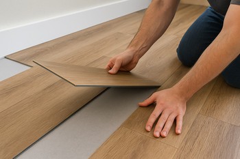 Installation diagram of plain grey vinyl flooring Installation diagram of plain grey vinyl flooring